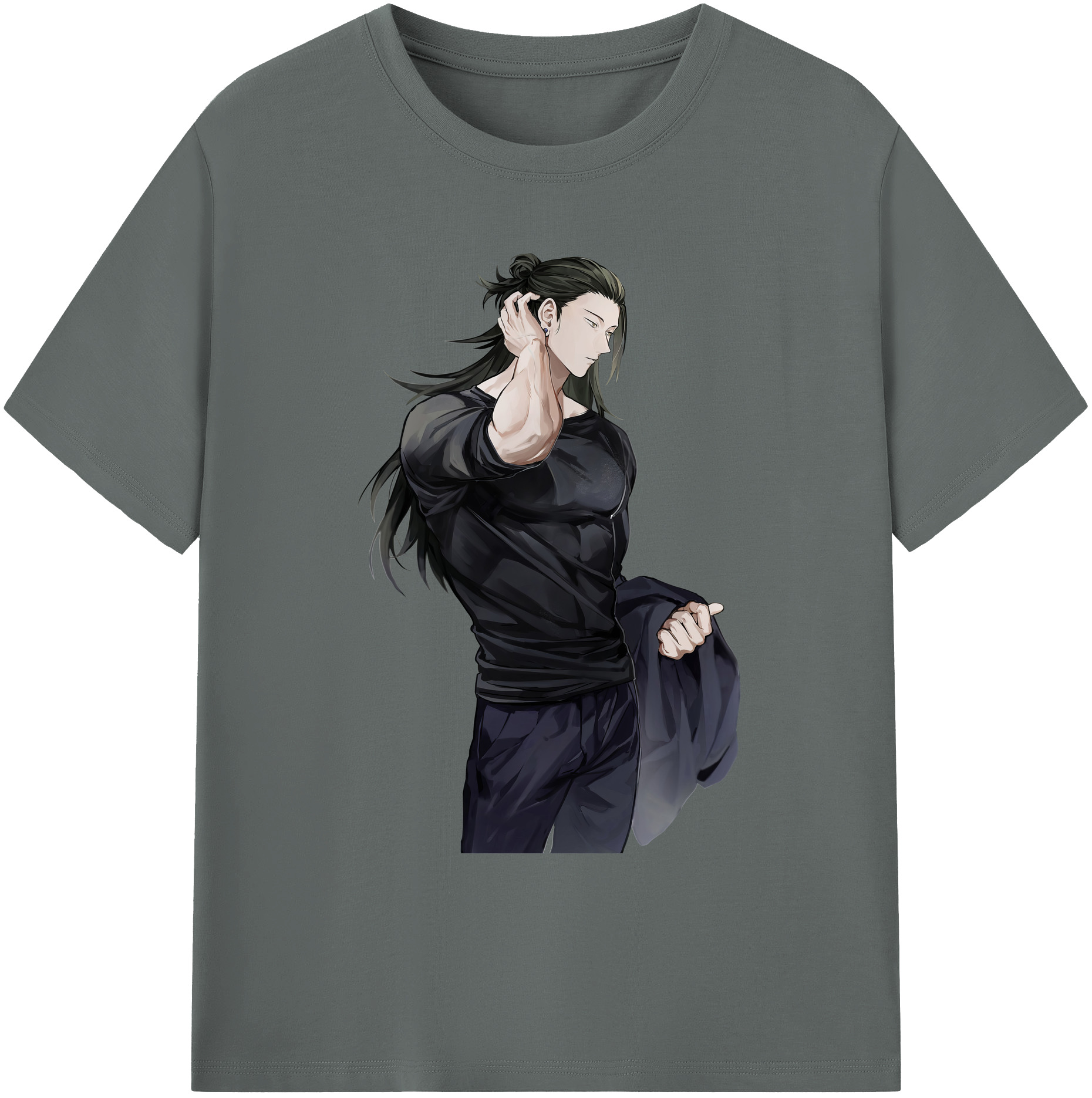 （画像用） 呪術廻戦 Jujutsu Kaisen 綿100％ メンズ半袖Tシャツ｜肌触りやわらか＆通気性